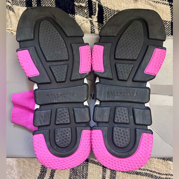 Balenciaga Womens Speed Knit Sneakers “BARBIE” Pink/White - Excellent Condition - Picture 8 of 13